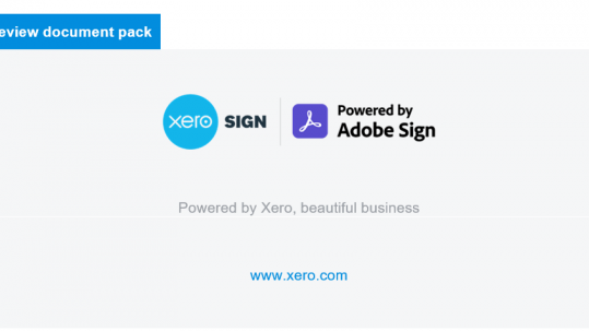 Xero Sign